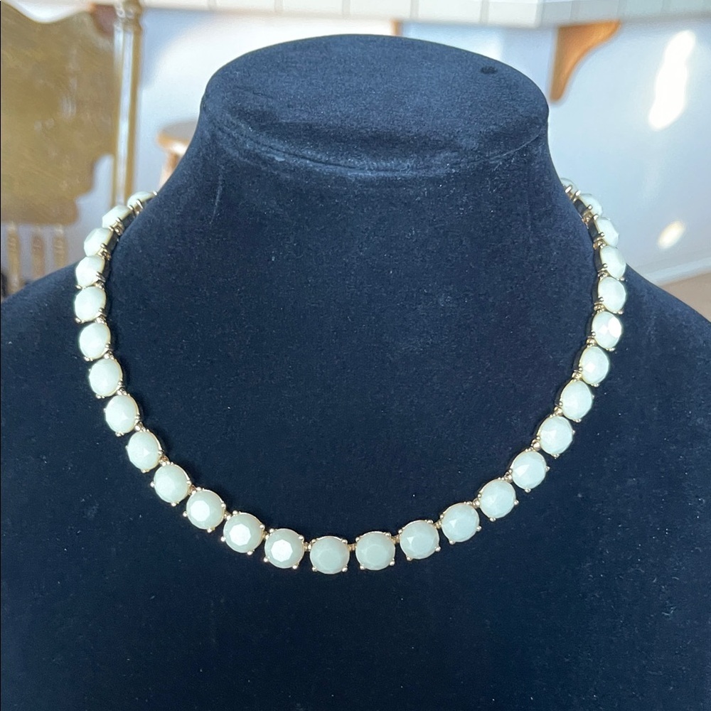 Banana Republic White and Gold Necklace